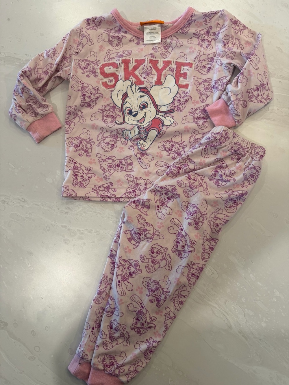 Skye PAW PATROL Girls' Pajama Set 2T